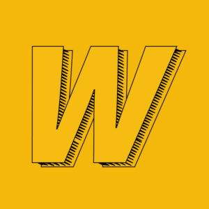 Letter W Brush Design