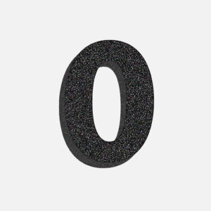 Number Zero Stone Design