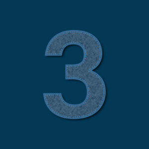 Number Three Denim Texture Design