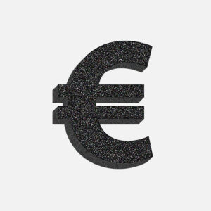 Euro Symbol Stone Design