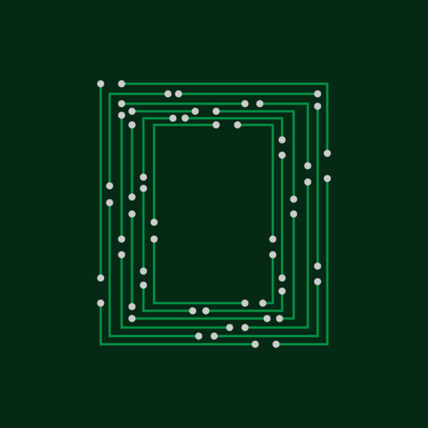 Letter O Circuit Board Design