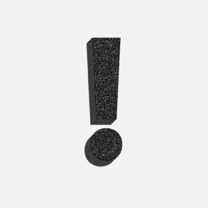 Exclamation Symbol Stone Design
