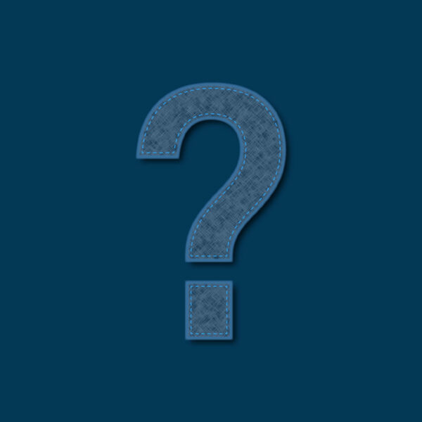 Question Symbol Denim Texture Design
