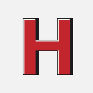 Letter H Vintage Style Design